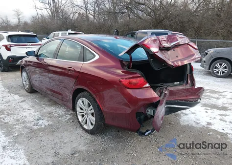2015 Chrysler 200 Limited z USA, uszkodzony, nr VIN 1C3CCCAB4FN526668